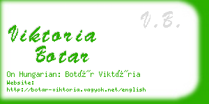 viktoria botar business card